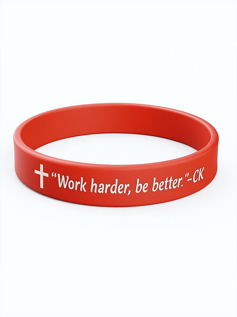 Work Harder Be Better Memorial Bracelet
