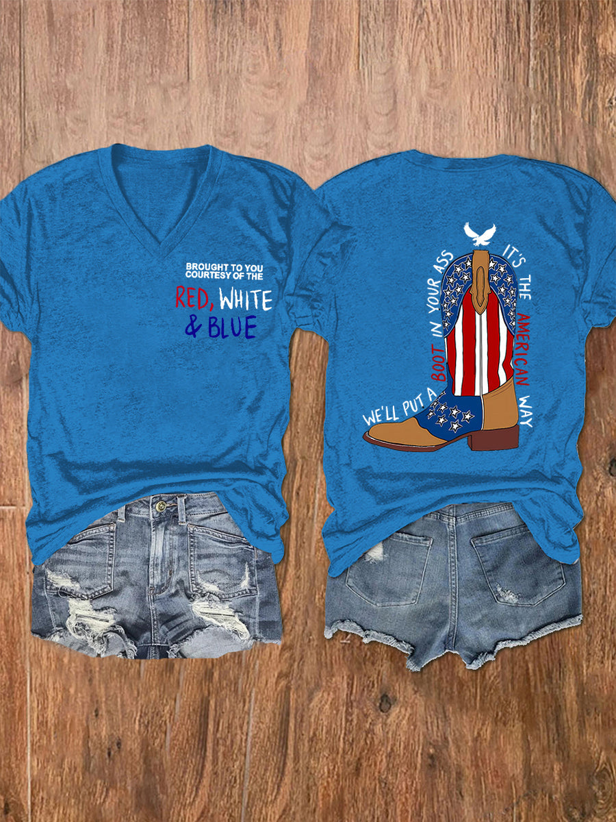 Women's We'll Put A Boot In Your Ass Short Sleeve T-Shirt
