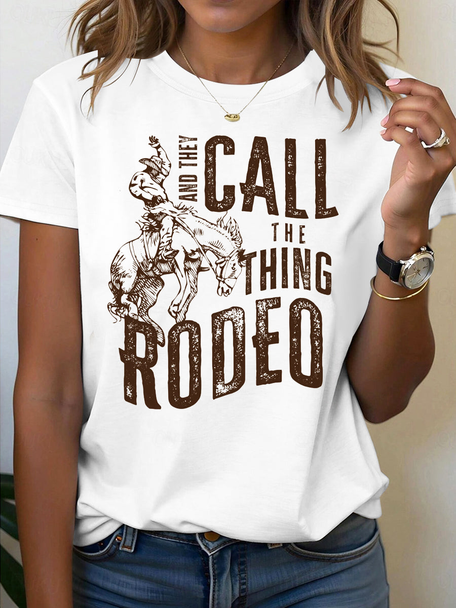 Men's Country Music Printed T-shirt