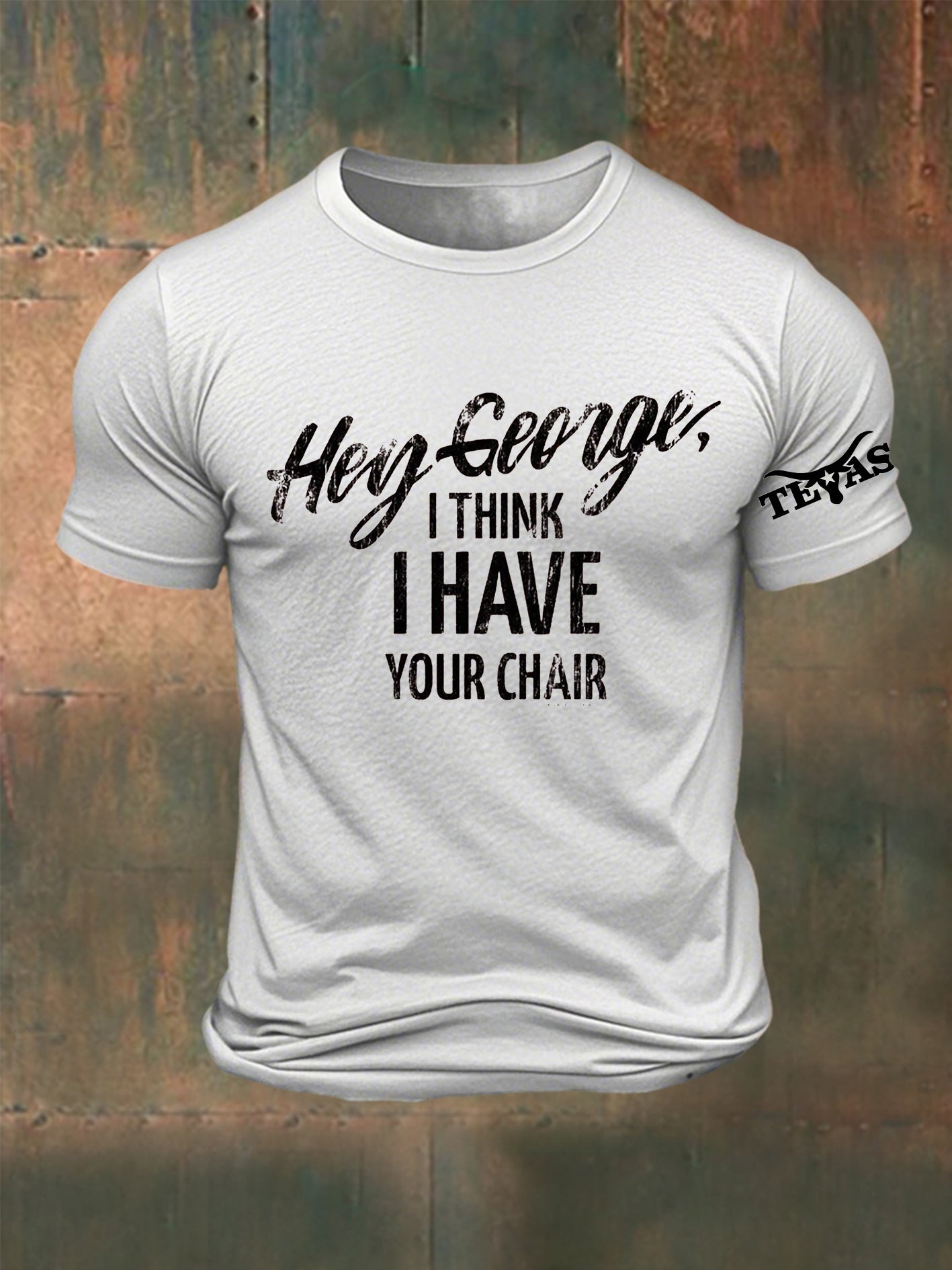 Men's Country Music Printed T-shirt