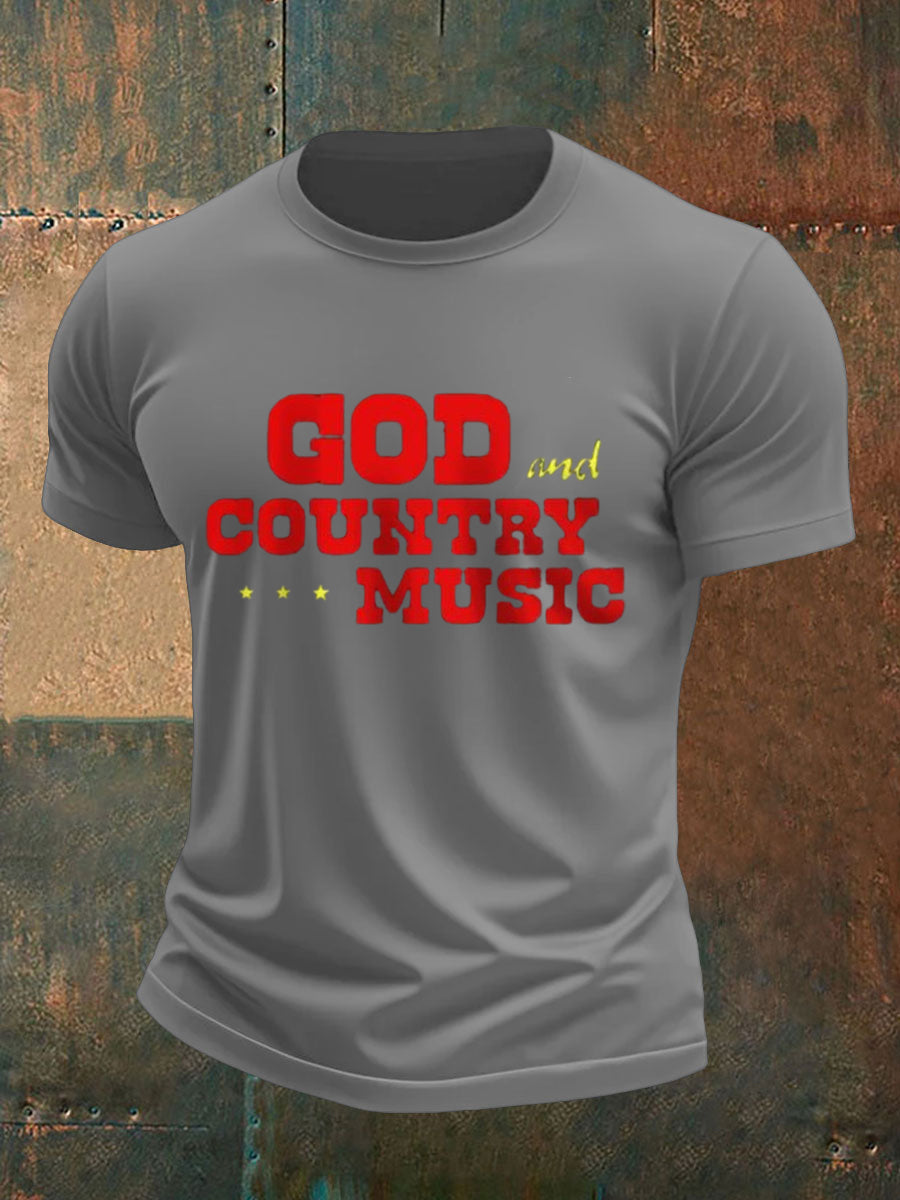 Men's God and Country Music T-shirt