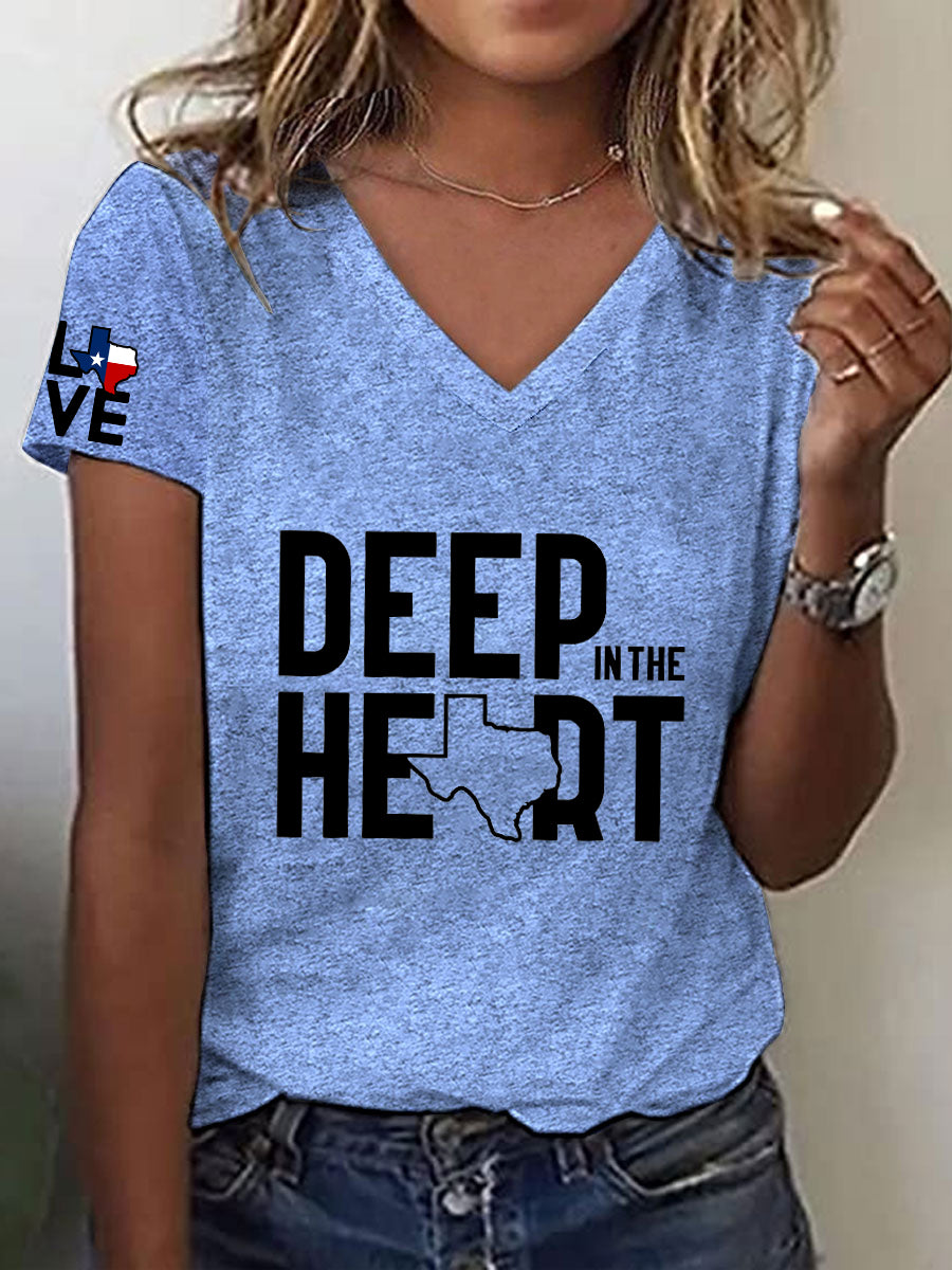 Women's "Deep in the Heart of Texas" T-shirt