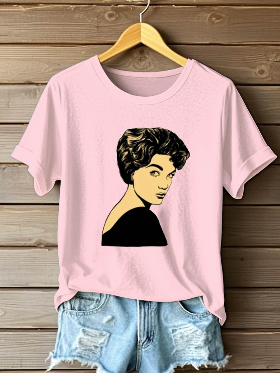 Women's Music Short-Sleeved Printed T-shirt