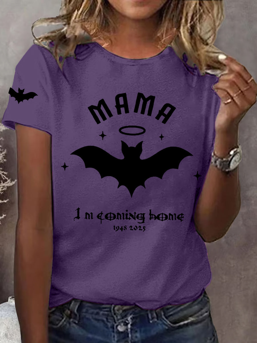 Women's Mama I'm Coming Home Rock Legend Memorial Tee