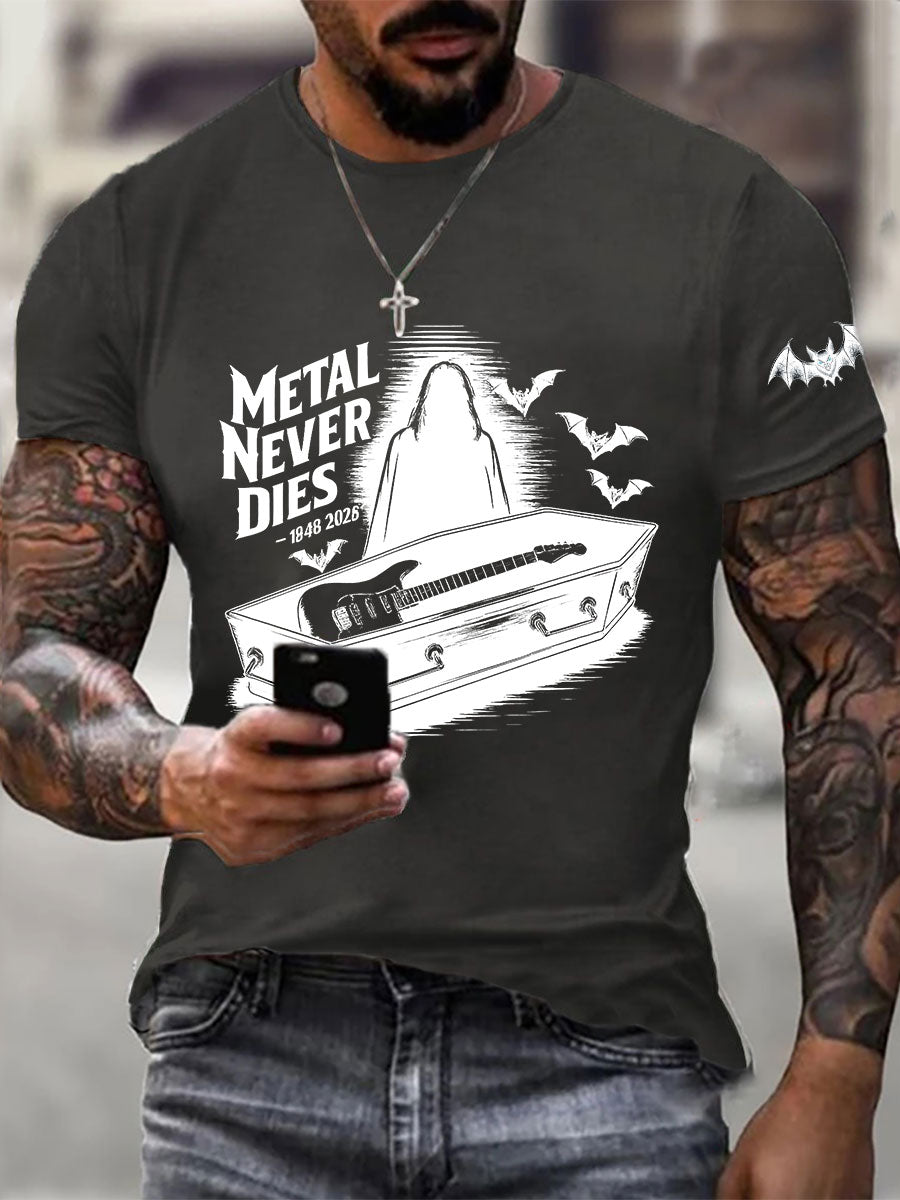 Men's Prince of Darkness Printed Casual T-Shirt