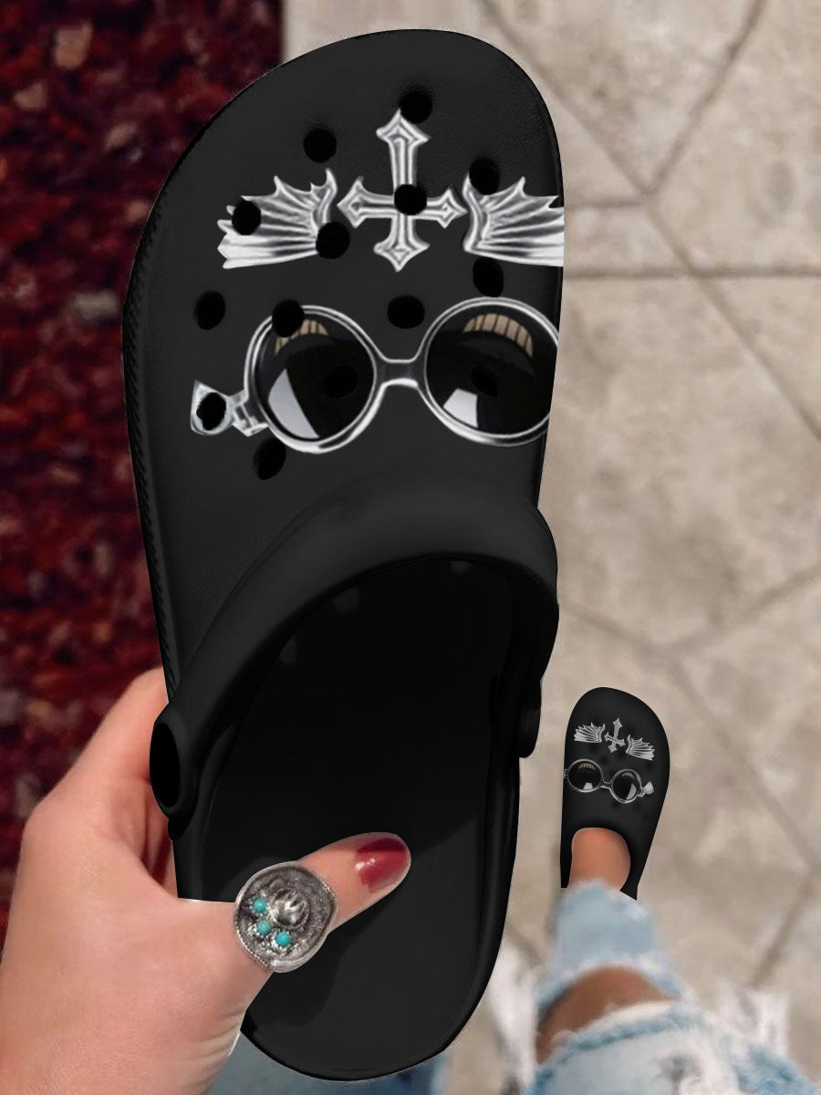 Dark Prince Printed Casual Crocs