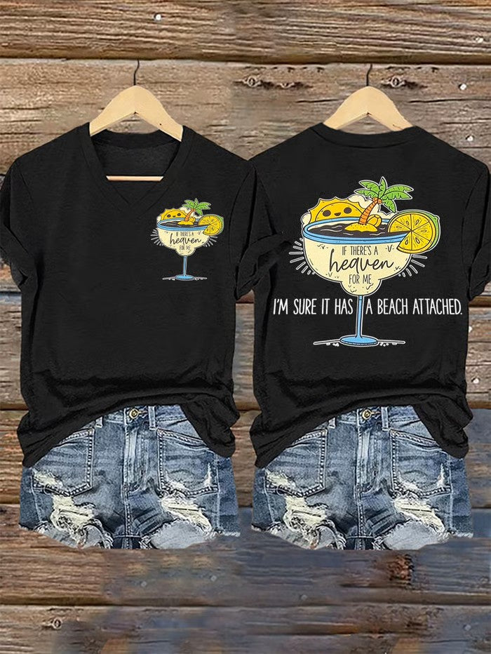 Women's Jimmy Buffett Day Iron On Short Sleeve T-Shirt