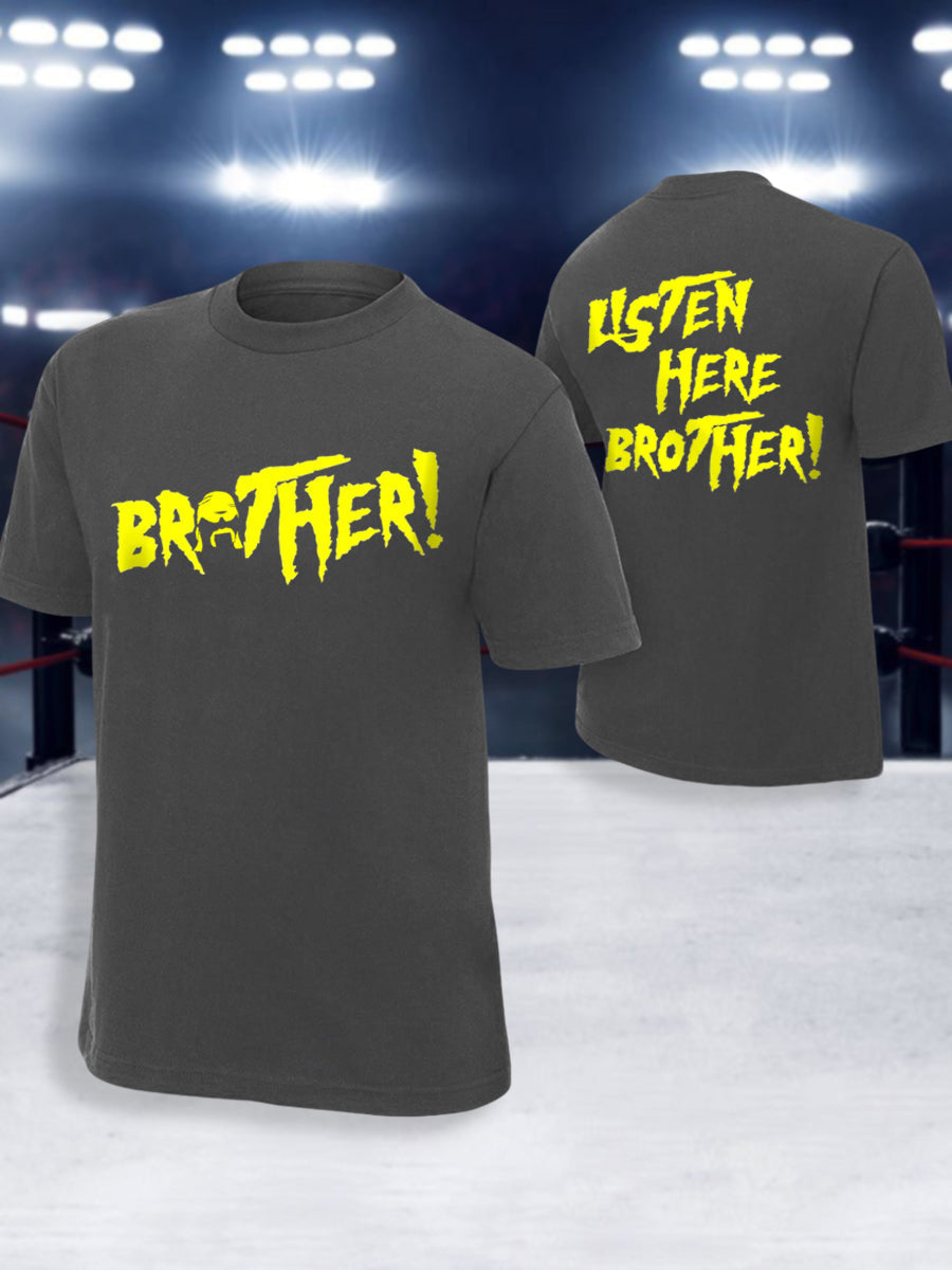 Men's Listen Here Brother! Print T-shirt