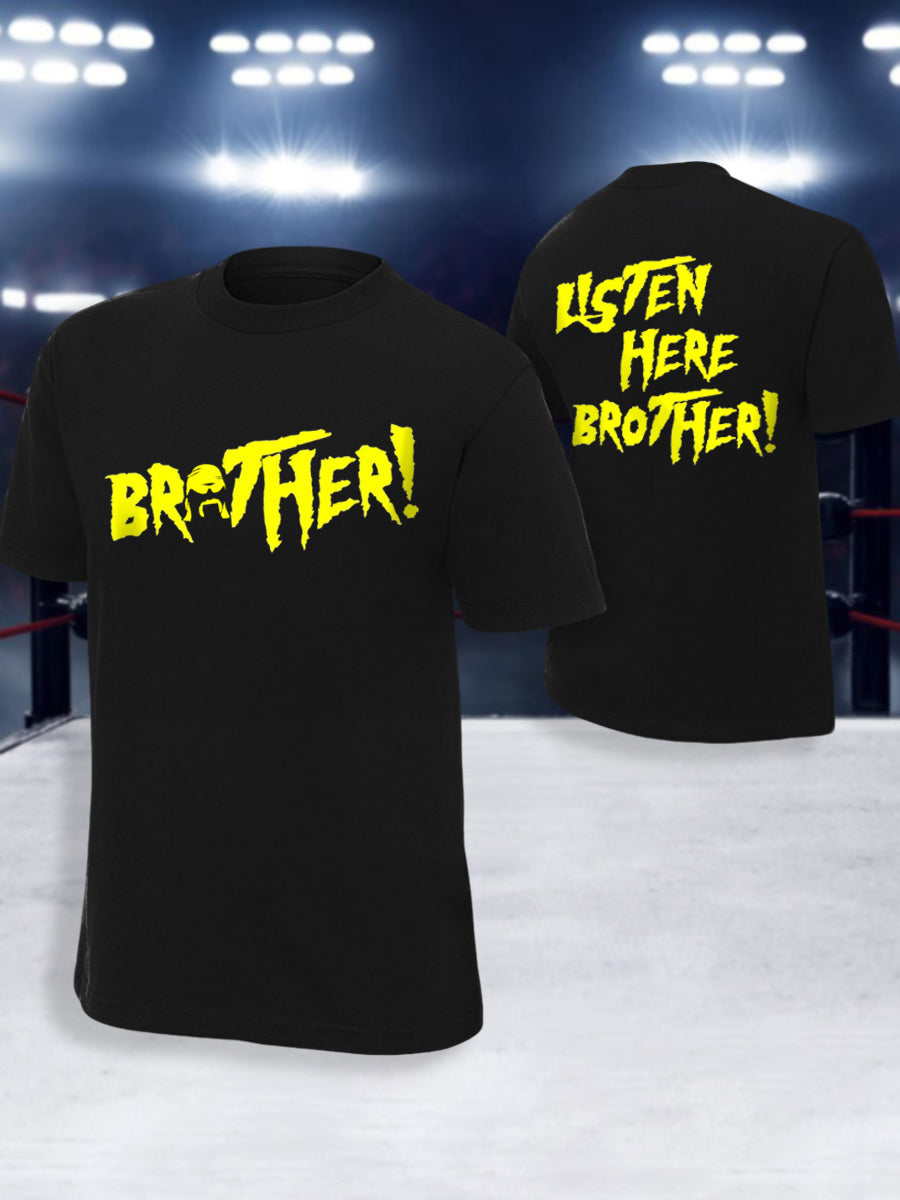Men's Listen Here Brother! Print T-shirt