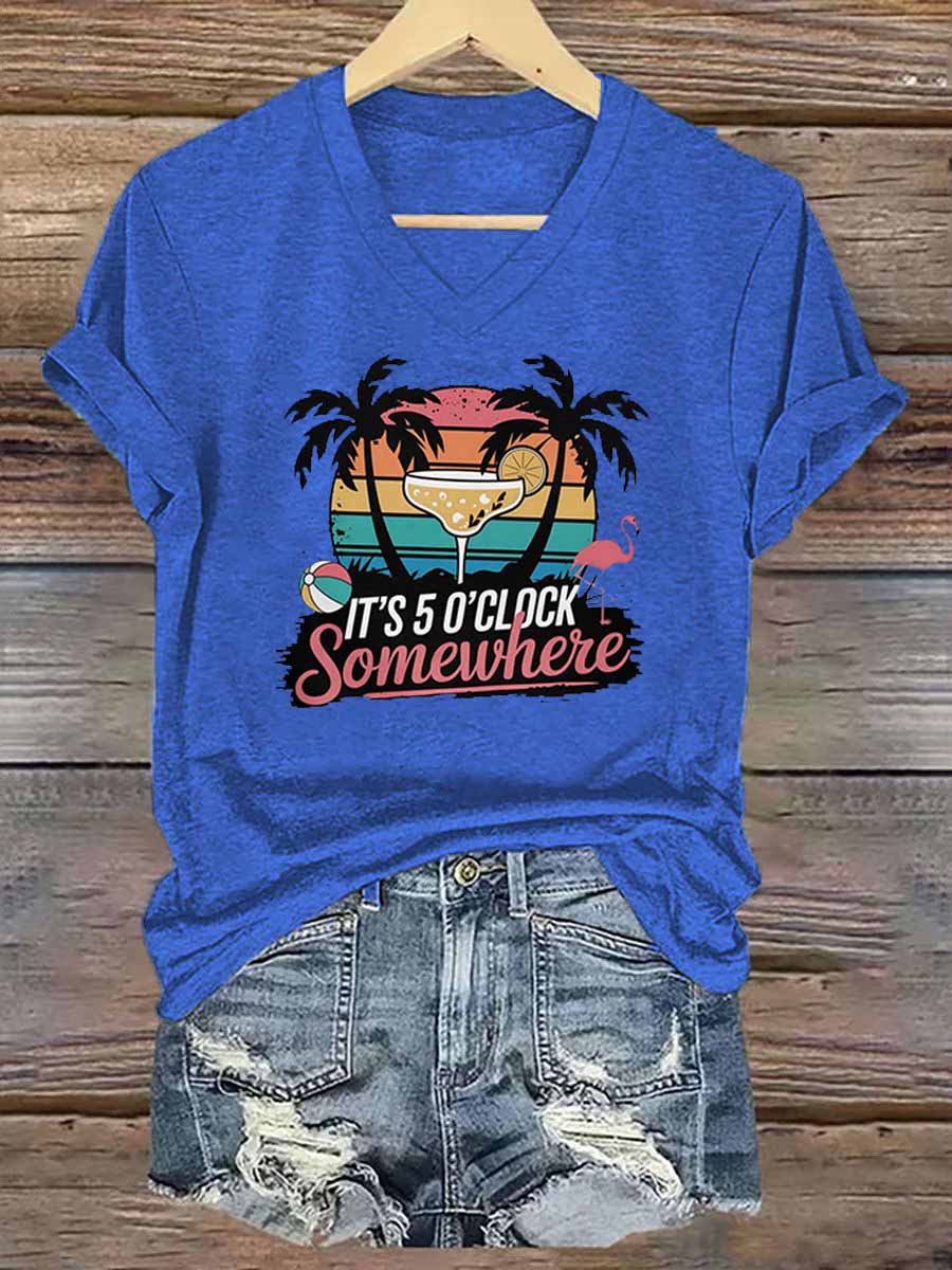 Women's Jimmy Buffett Day Iron On Short Sleeve T-Shirt