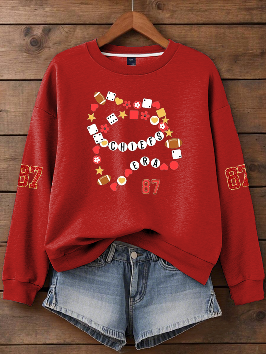 Women'sTaylor Swift and Travis Kelce Engagement Regular Sweatshirt