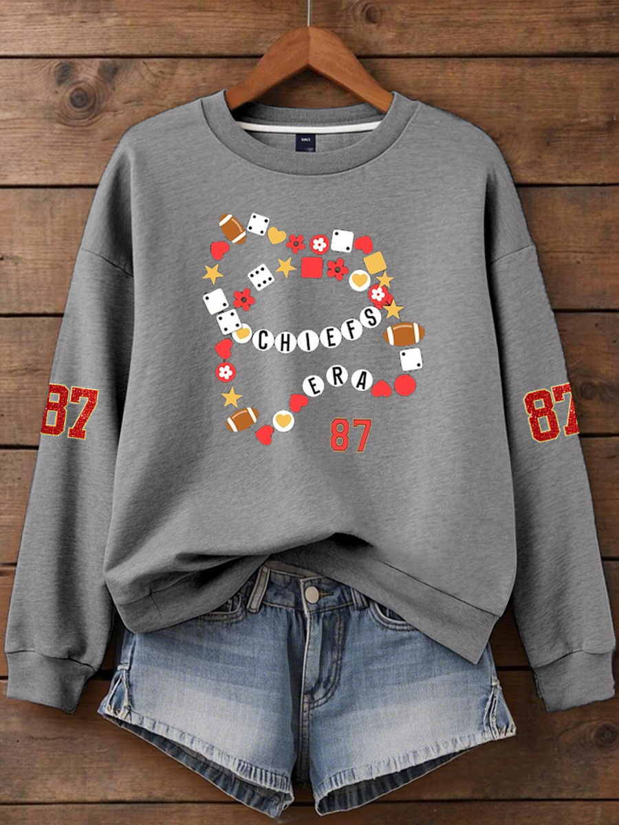 Women'sTaylor Swift and Travis Kelce Engagement Regular Sweatshirt