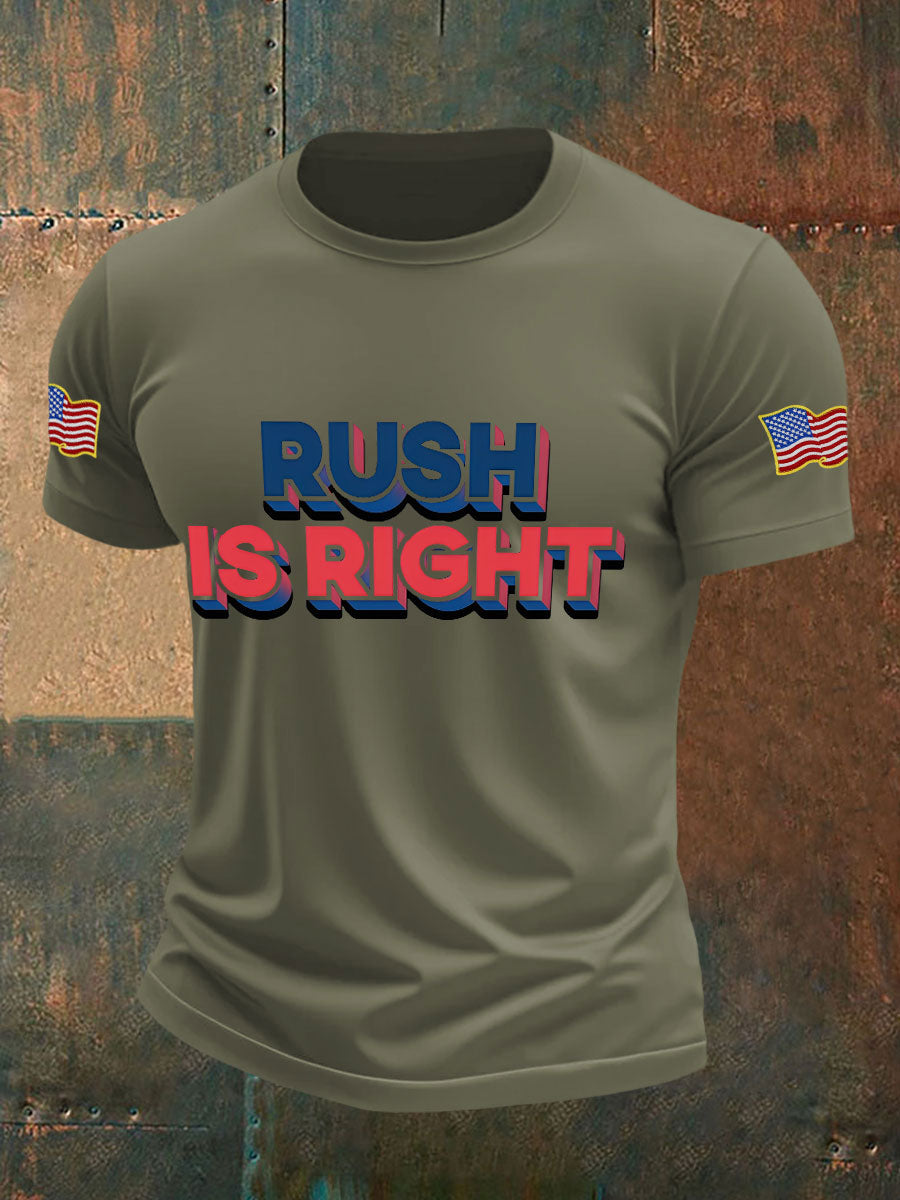 Men's rush was right T-shirts