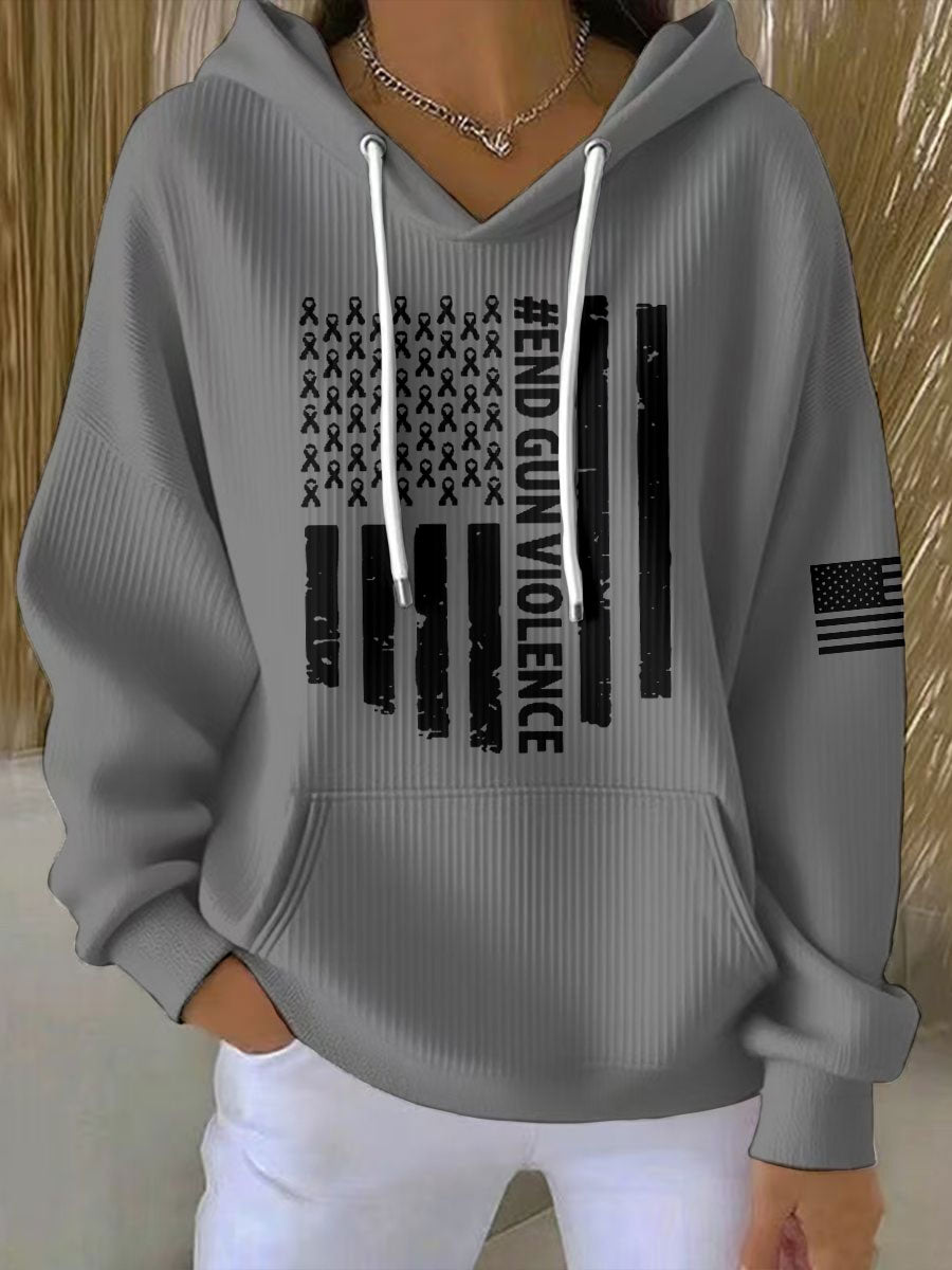 Women's End Gun Violence Printed Hoodie