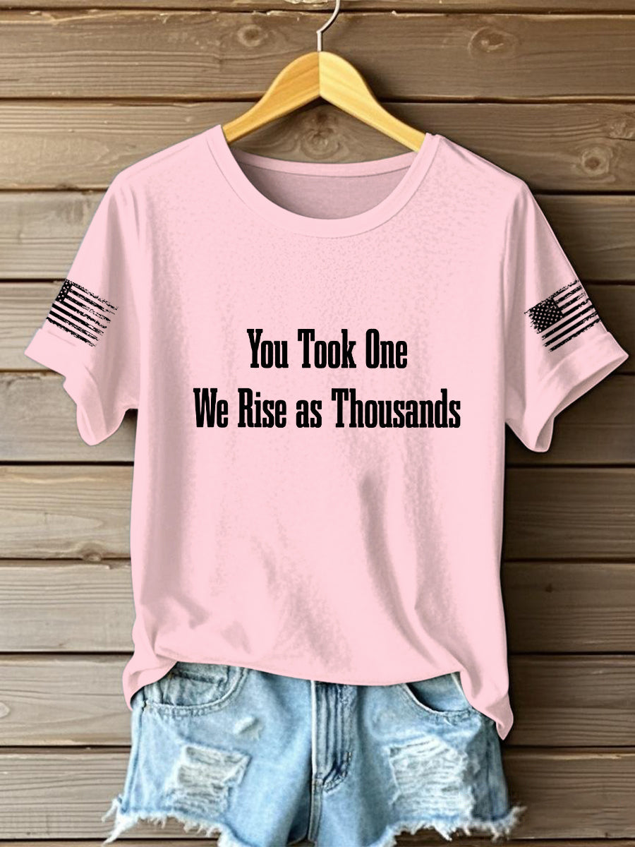 Women's Freedom Is Not Free R.I.P Charlie Kirk Long Sleeve Sweater