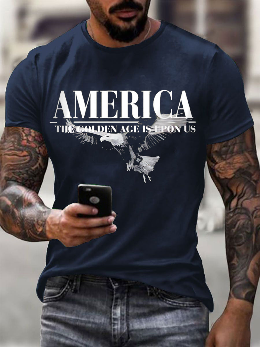 Men's America The Golden Age Is Upon Us Print T-shirt
