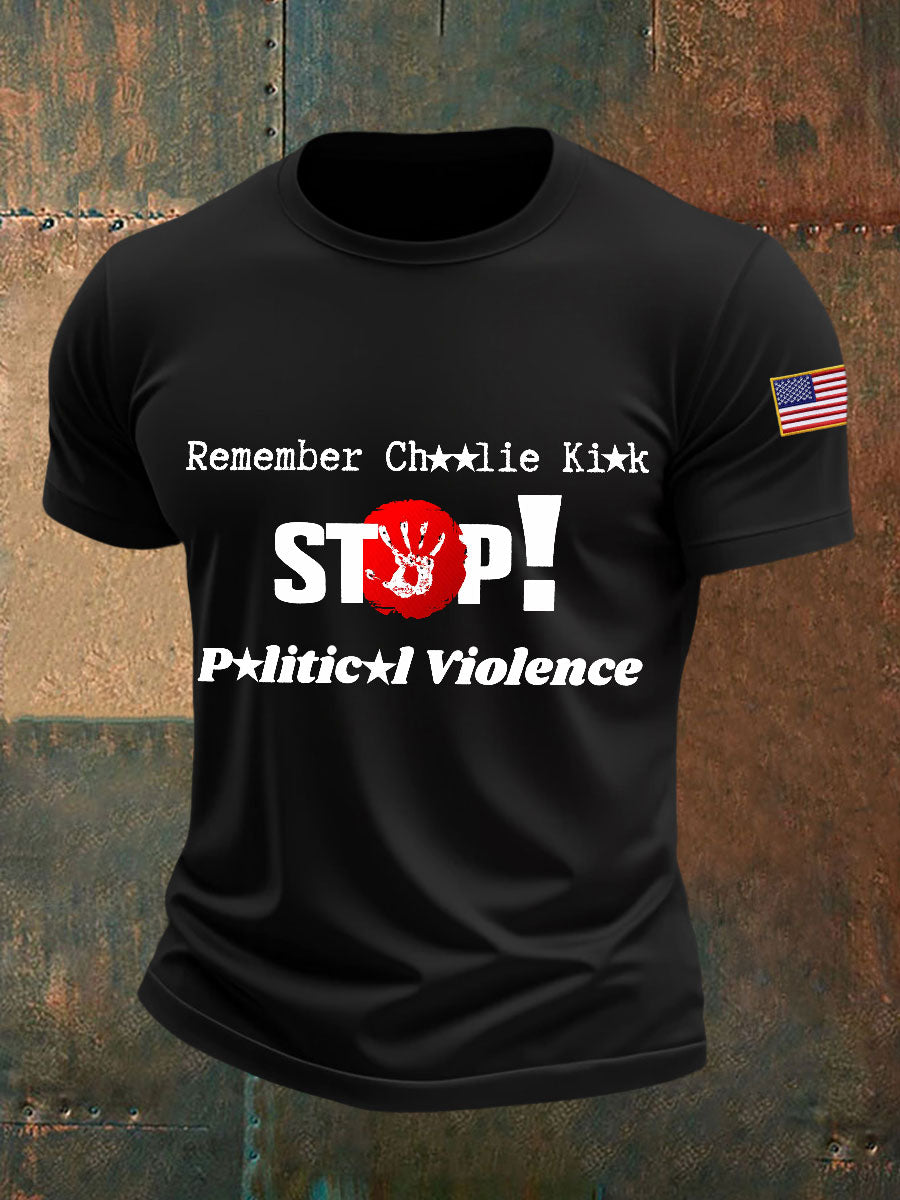 Men's stop violence T-shirts