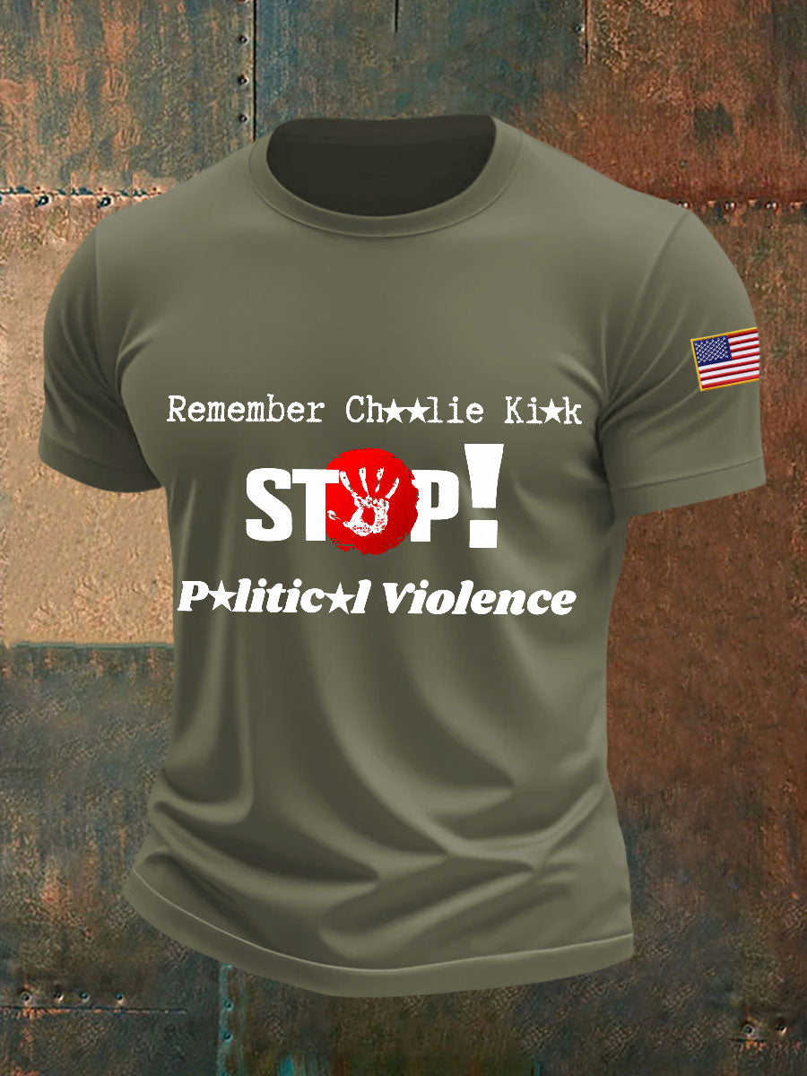 Men's stop violence T-shirts