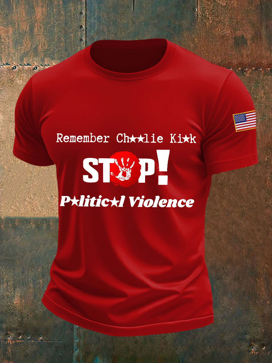 Men's stop violence T-shirts