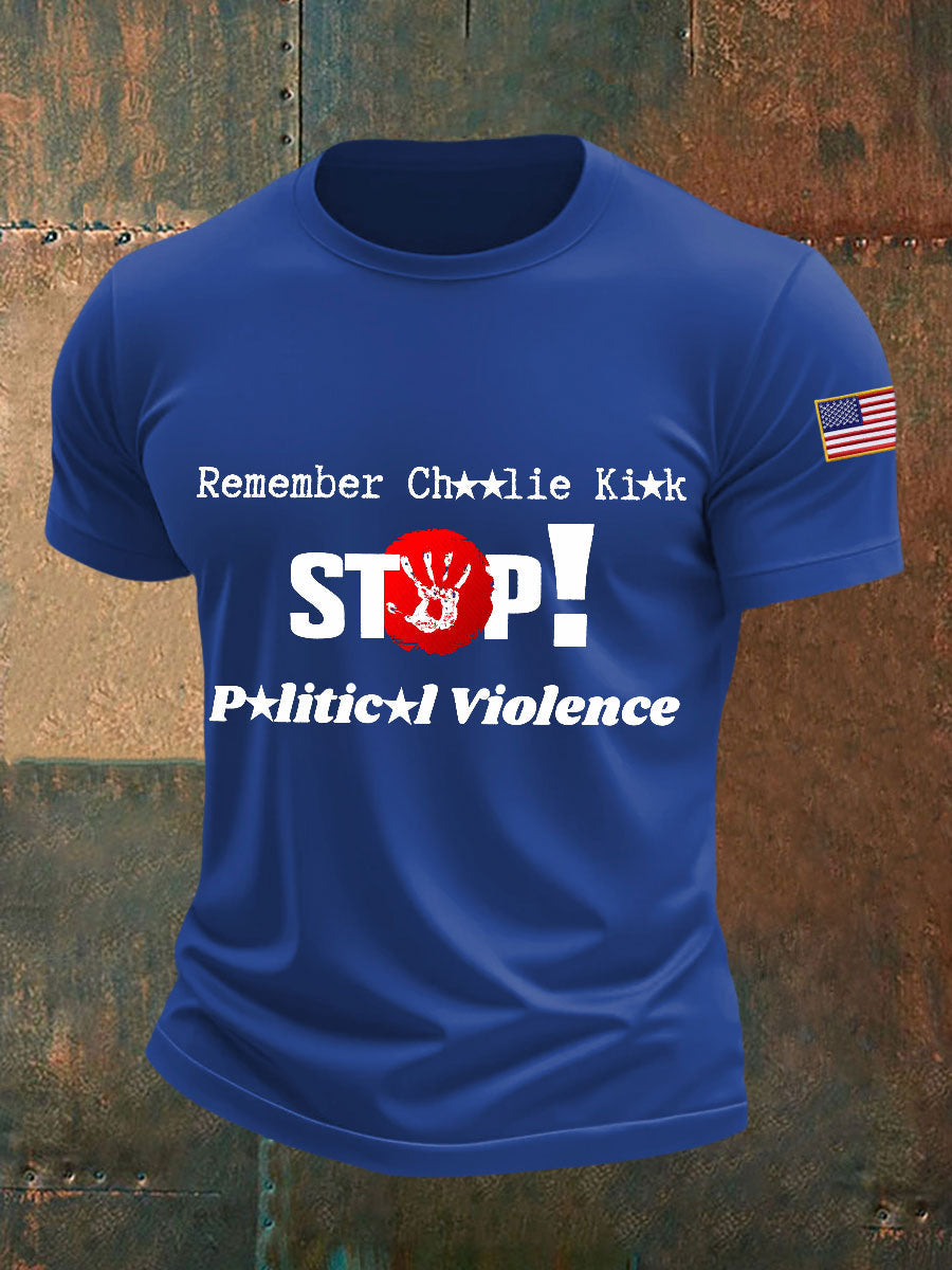 Men's stop violence T-shirts