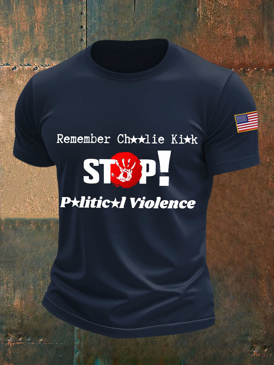 Men's stop violence T-shirts