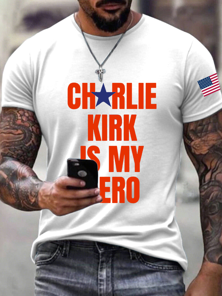 Men's My Hero Print T-Shirt