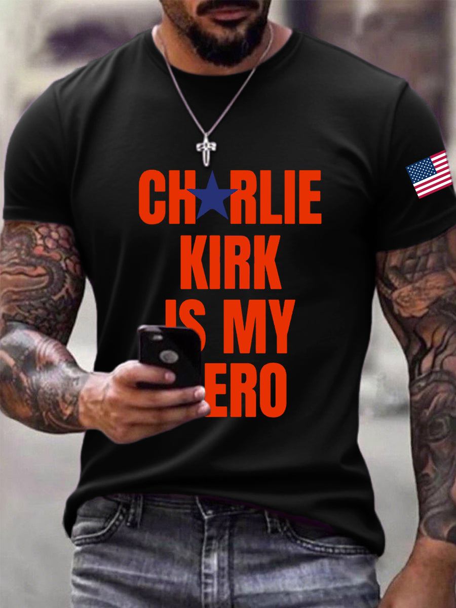 Men's My Hero Print T-Shirt