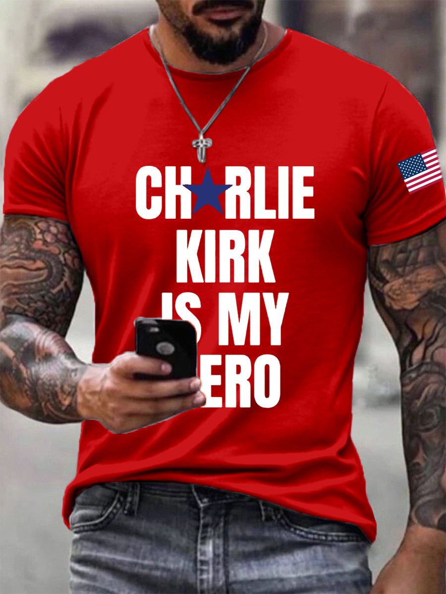 Men's My Hero Print T-Shirt