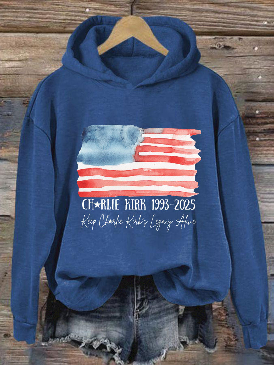 Women's This Is Our Turning Point Printed Casual Hoodie