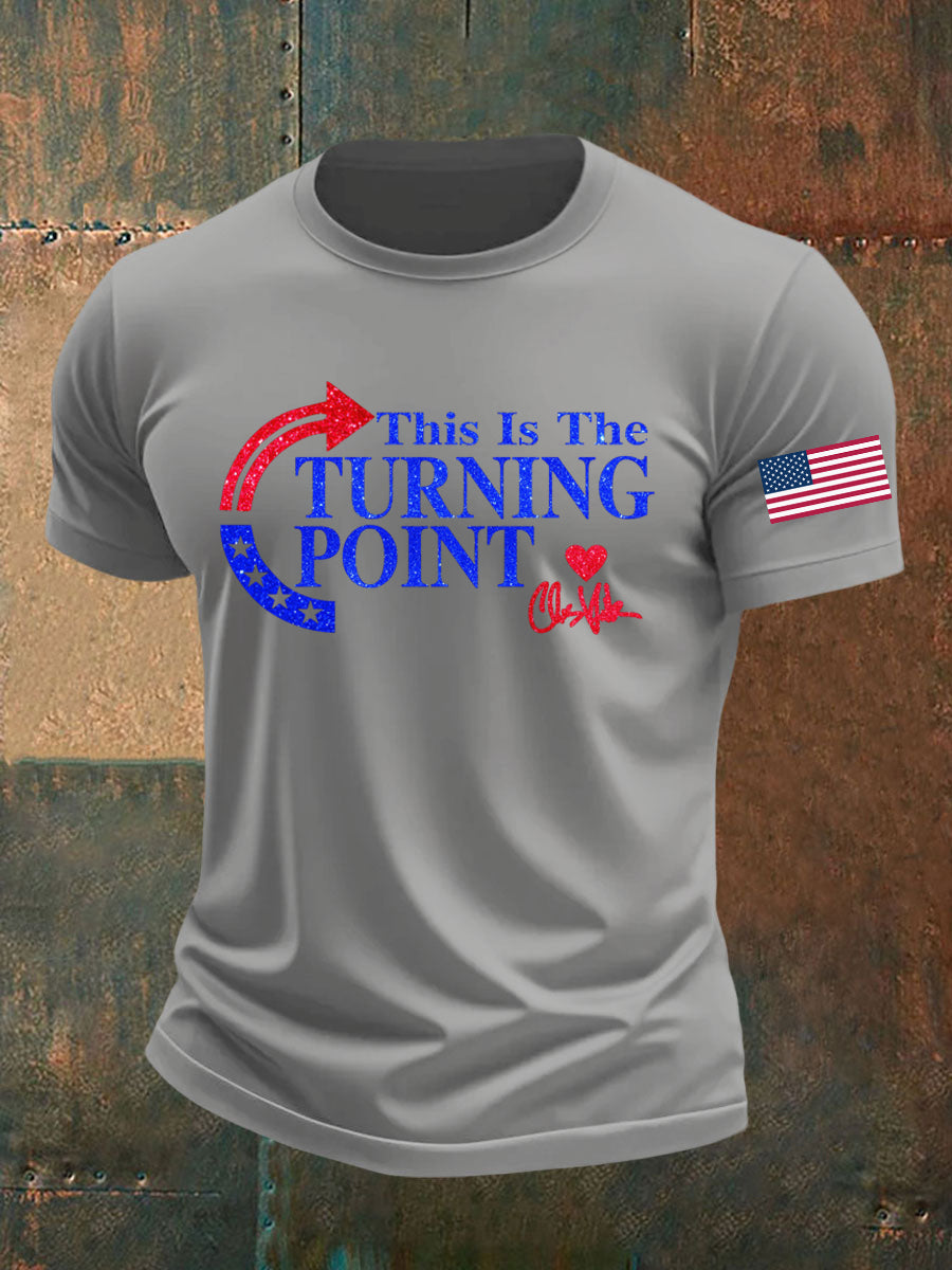 Men's This Is The Turning Point Printed T-shirt