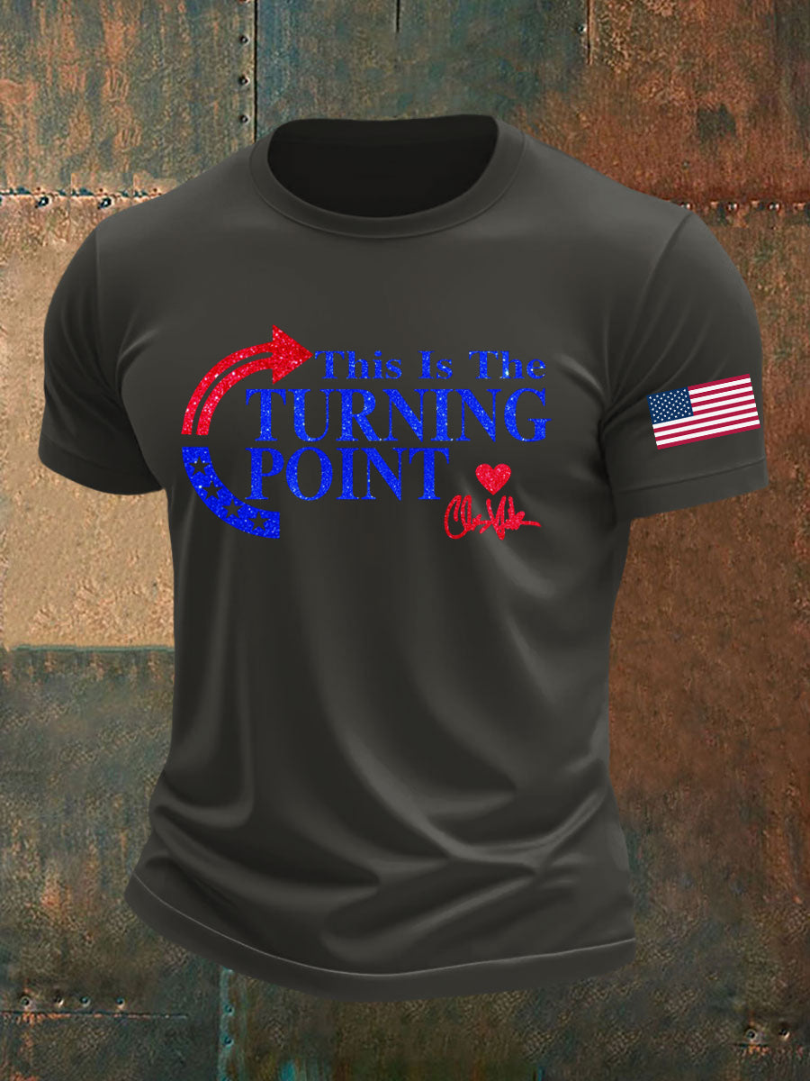 Men's This Is The Turning Point Printed T-shirt