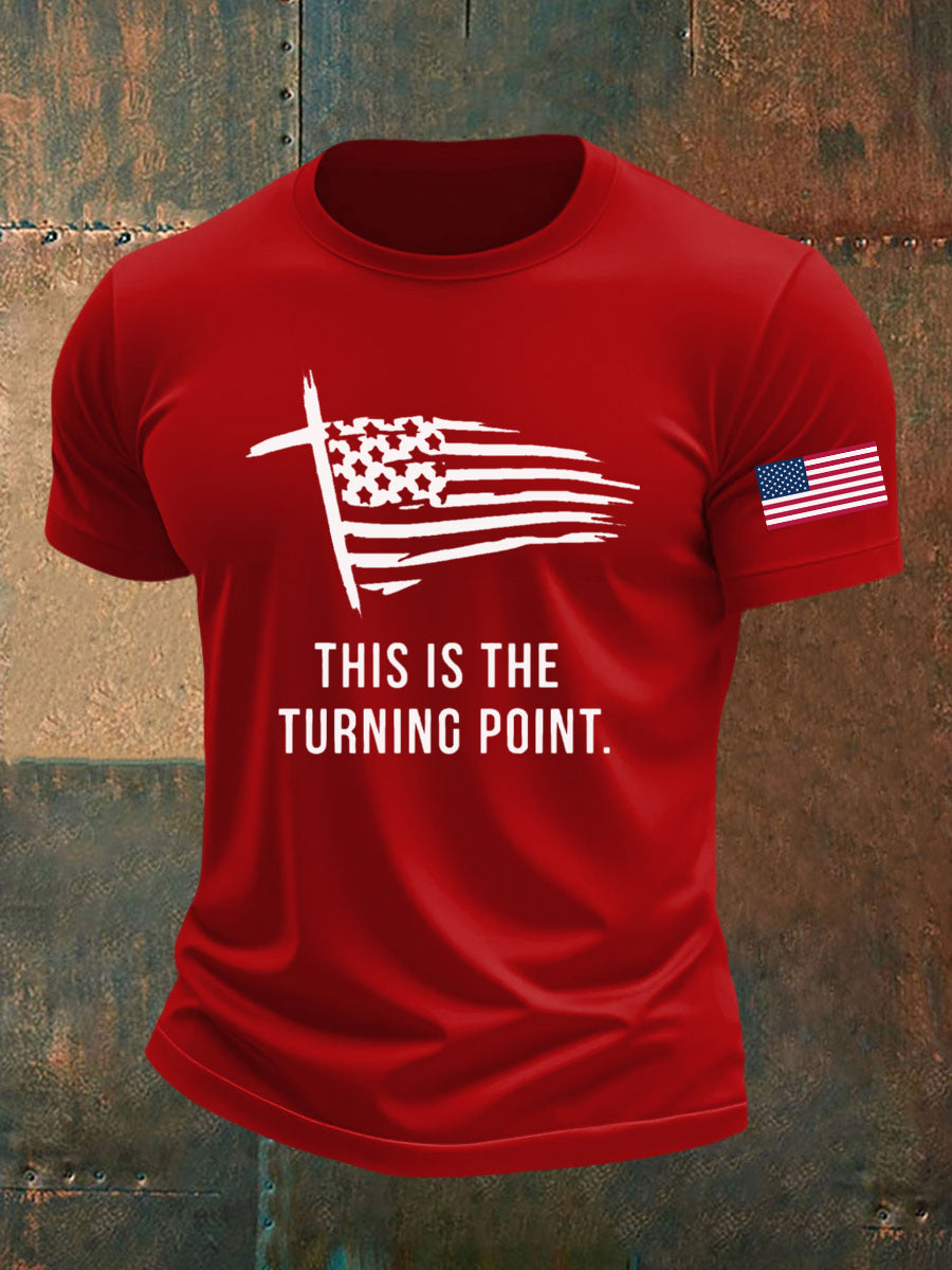 Men's This Is The Turning Point Printed T-shirt