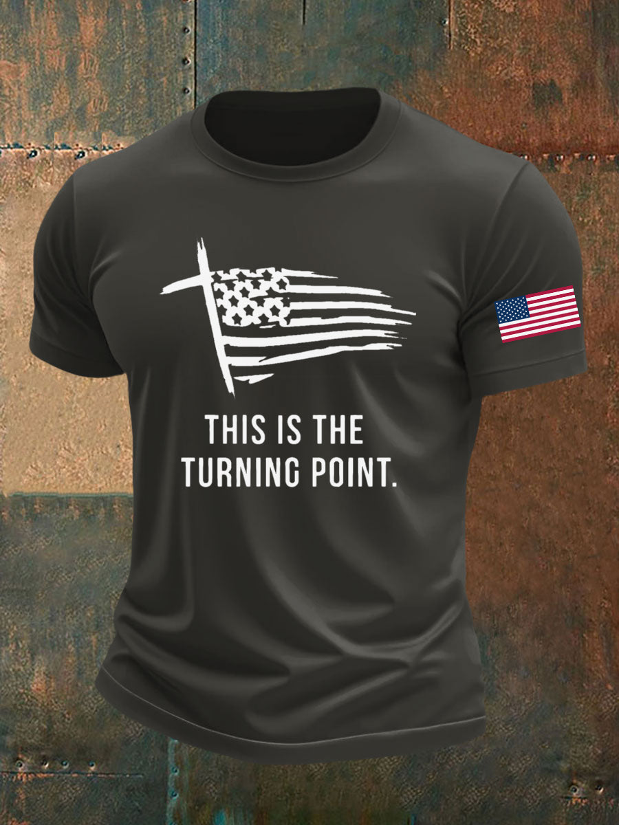 Men's This Is The Turning Point Printed T-shirt