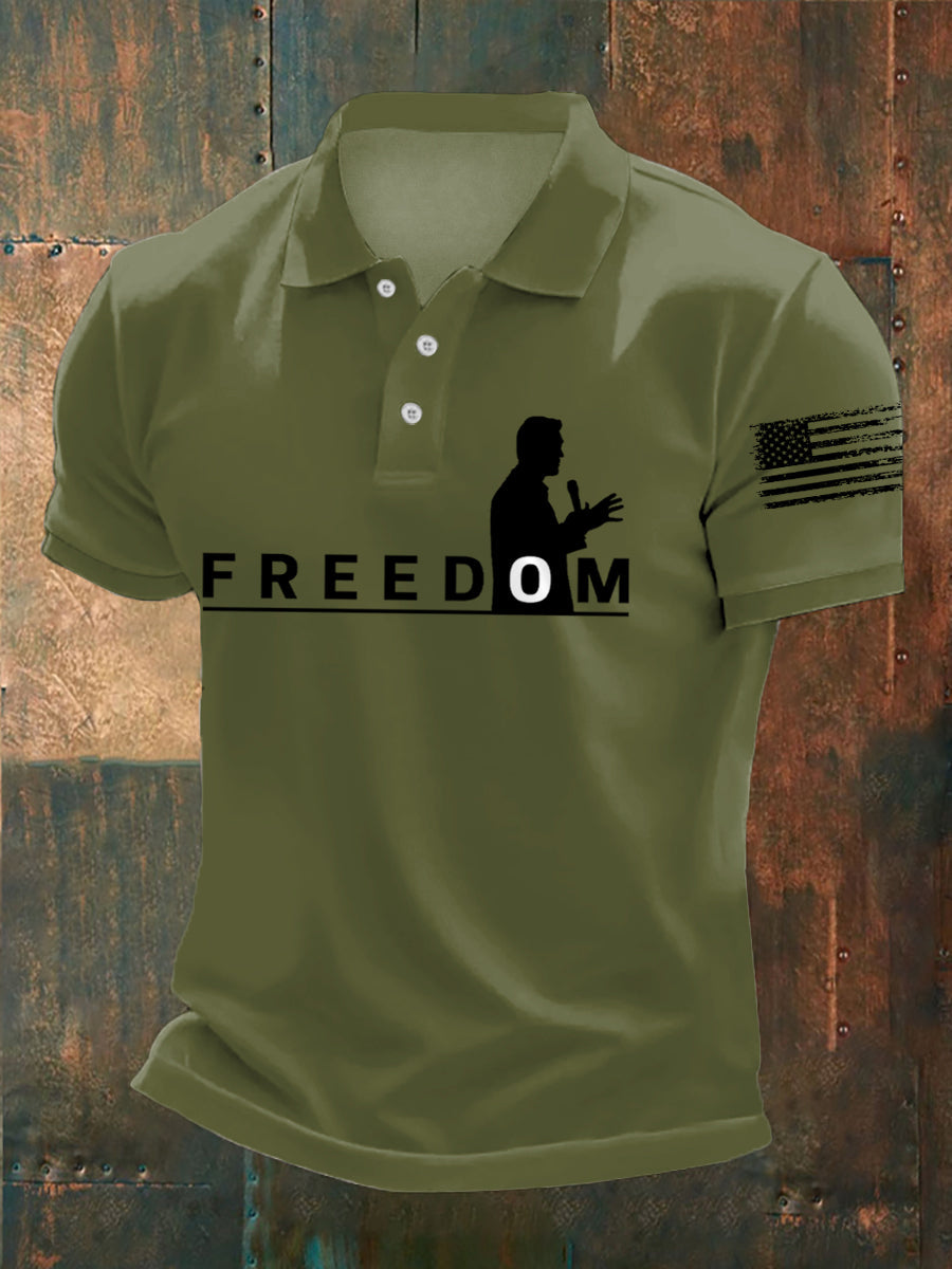 Men's Freedom Print Shirt