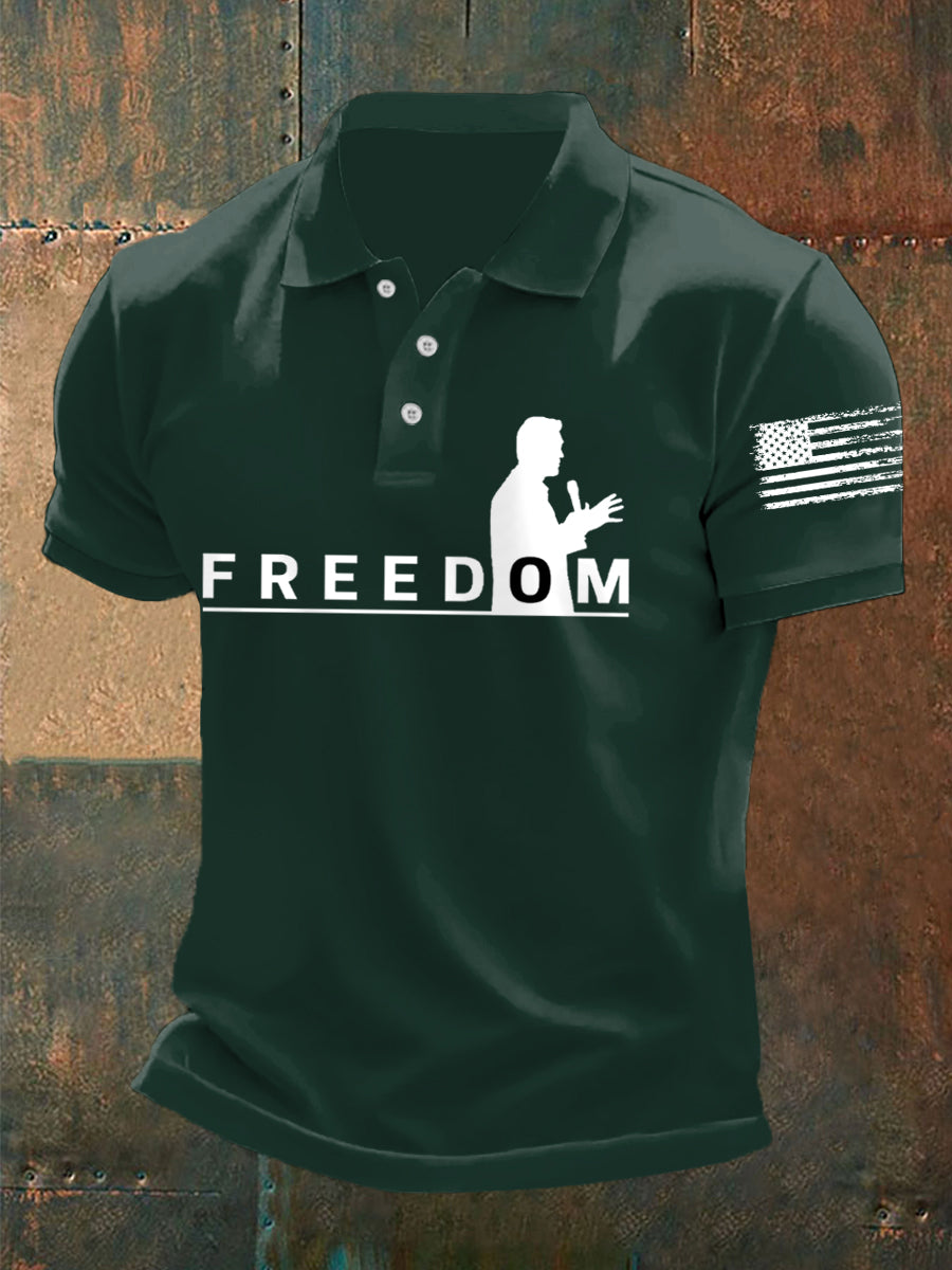 Men's Freedom Print Shirt