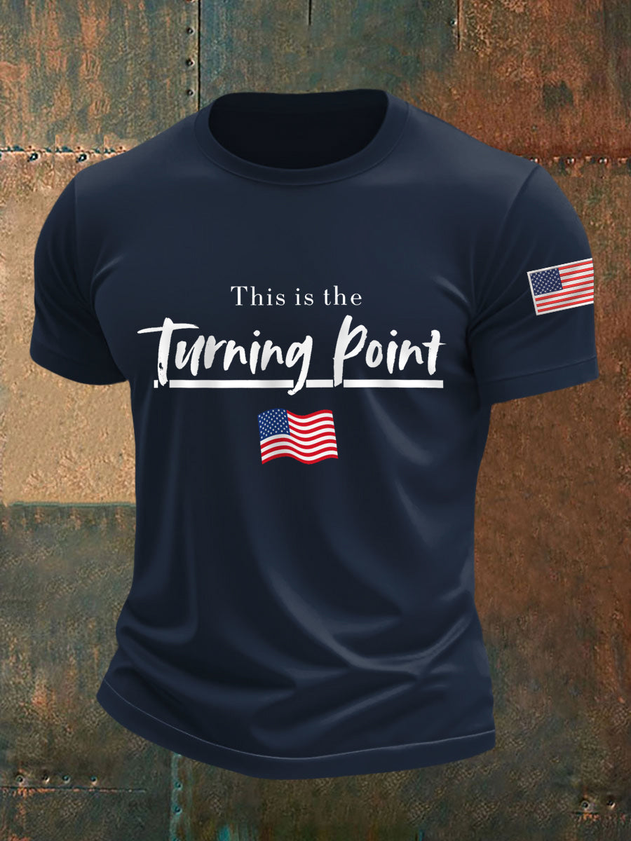 Men's This Is The Turning Point R.I.P Charlie Kirk Tee