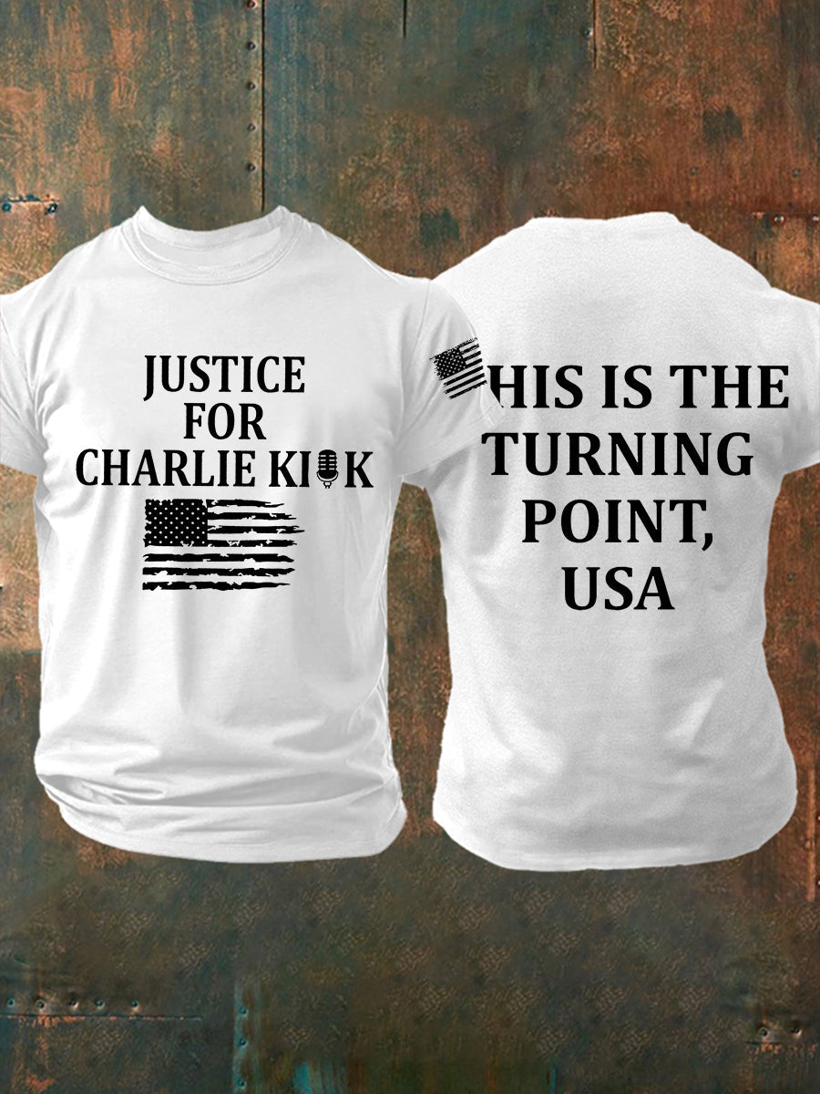 Men's This Is The Turning Point Short-sleeved T-shirt