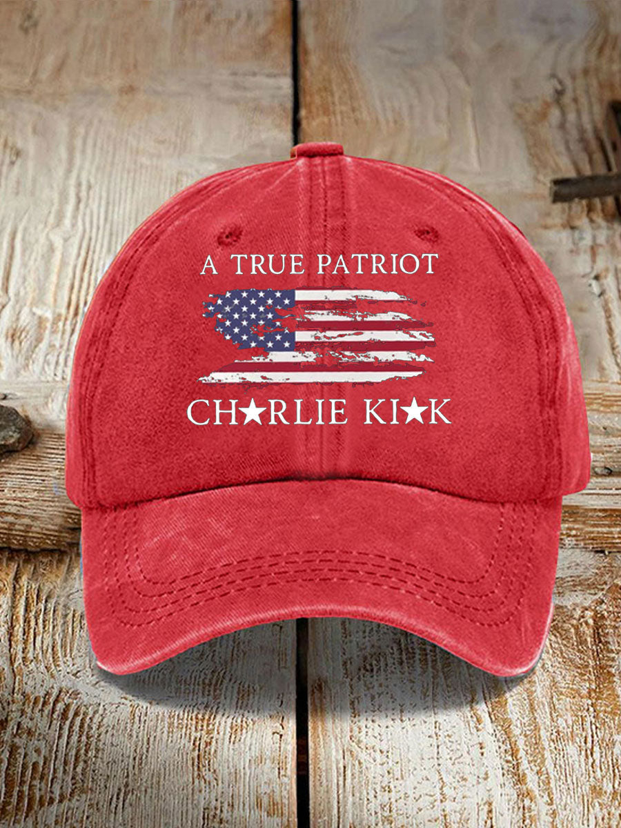UnisexTurning Point Flag Print Hat