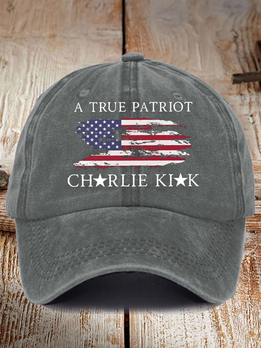 UnisexTurning Point Flag Print Hat