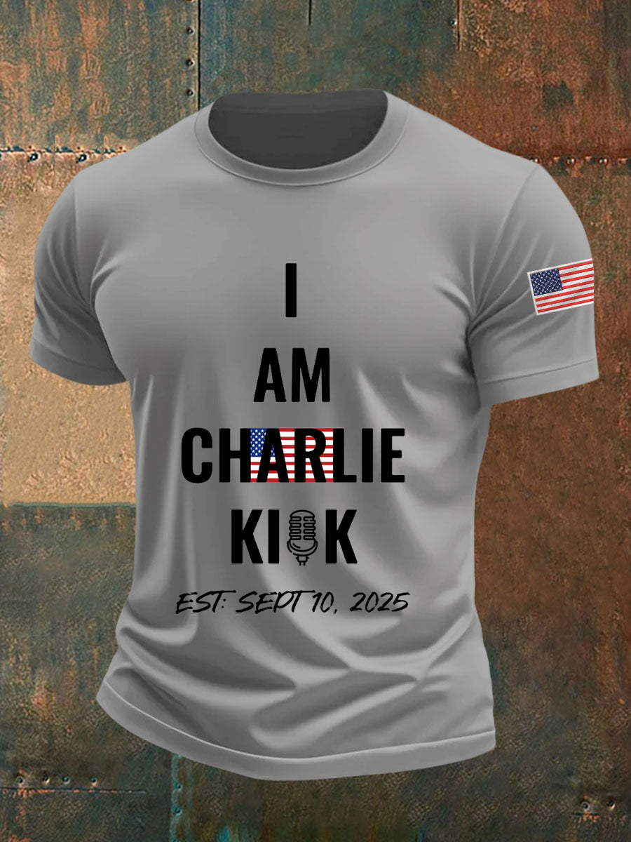 Men's We Are All Charlie Kirk Tee