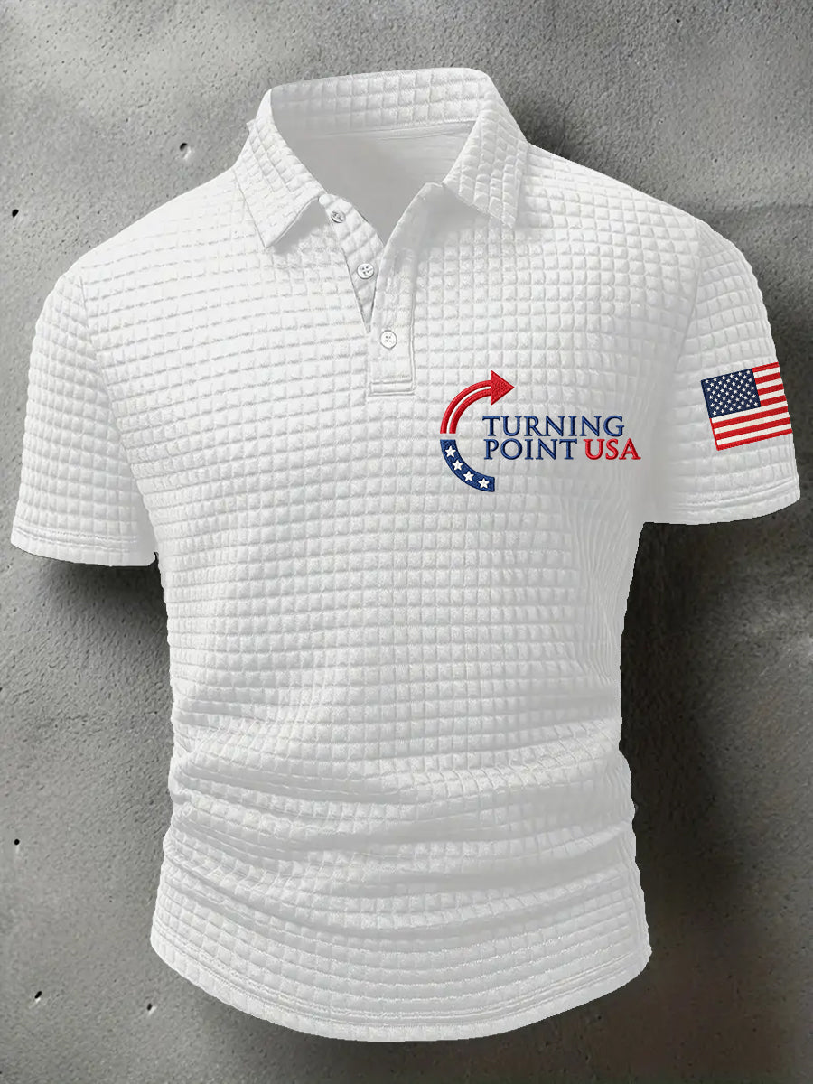 Men's Charlie Kirk Turning Point USA Trump Commemorative Shirt