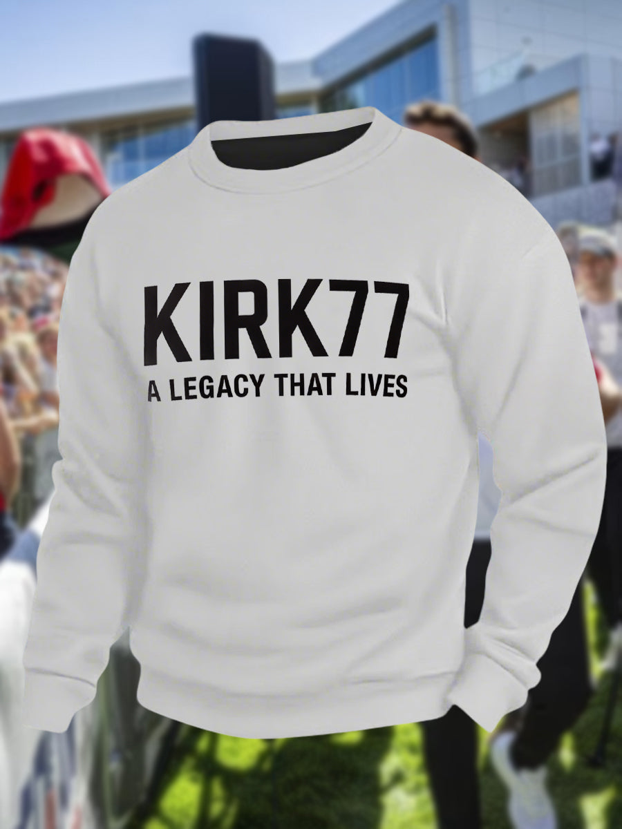 Men's Kirk77 A Legacy That Lives Crew Neck Sweatshirt