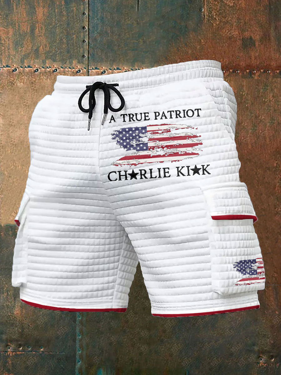 Men's Turning Point Flag Printed Shorts
