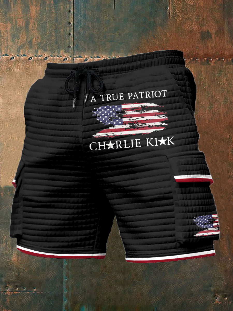 Men's Turning Point Flag Printed Shorts
