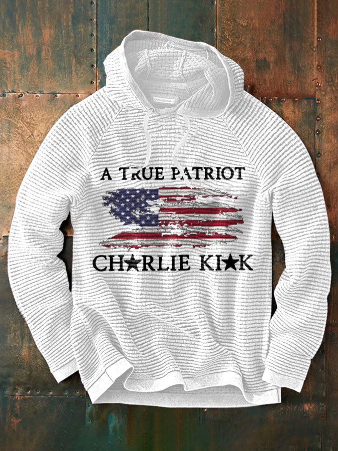 Men's Turning Point Flag Printed Hoodie
