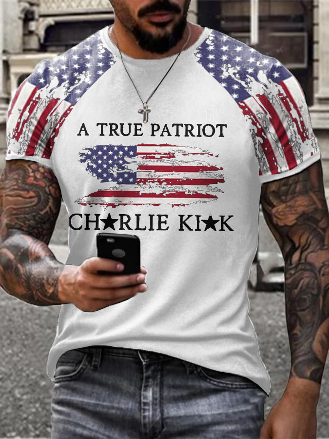 Men's Turning Point Flag Printed T-shirt