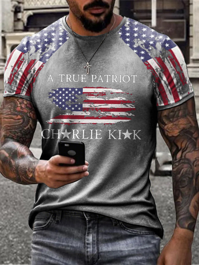 Men's Turning Point Flag Printed T-shirt