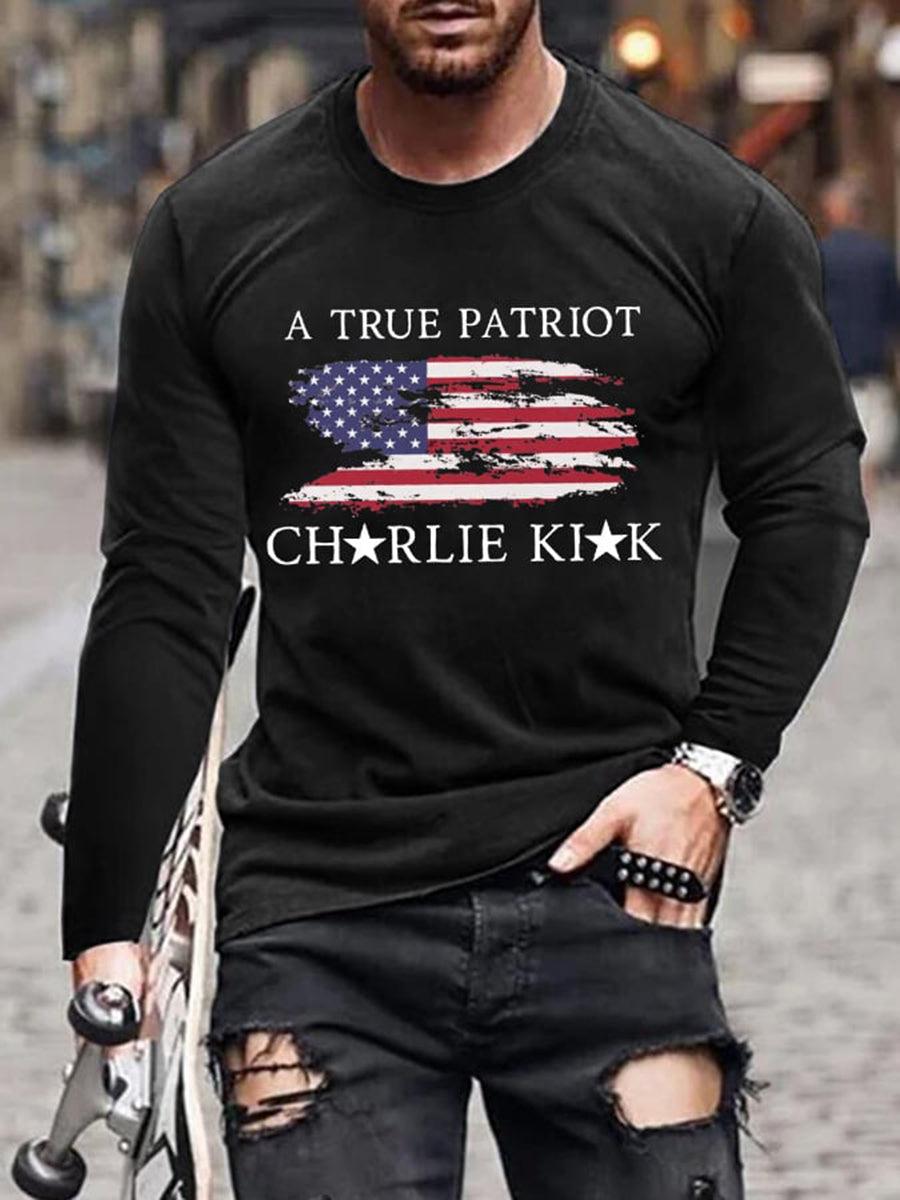 Men's Turning Point Flag Printed T-shirt