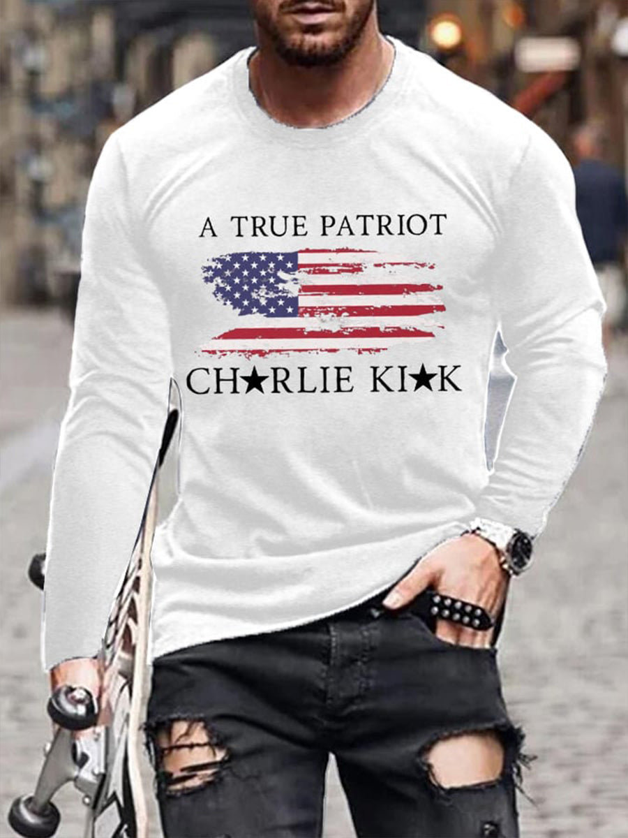 Men's Turning Point Flag Printed T-shirt