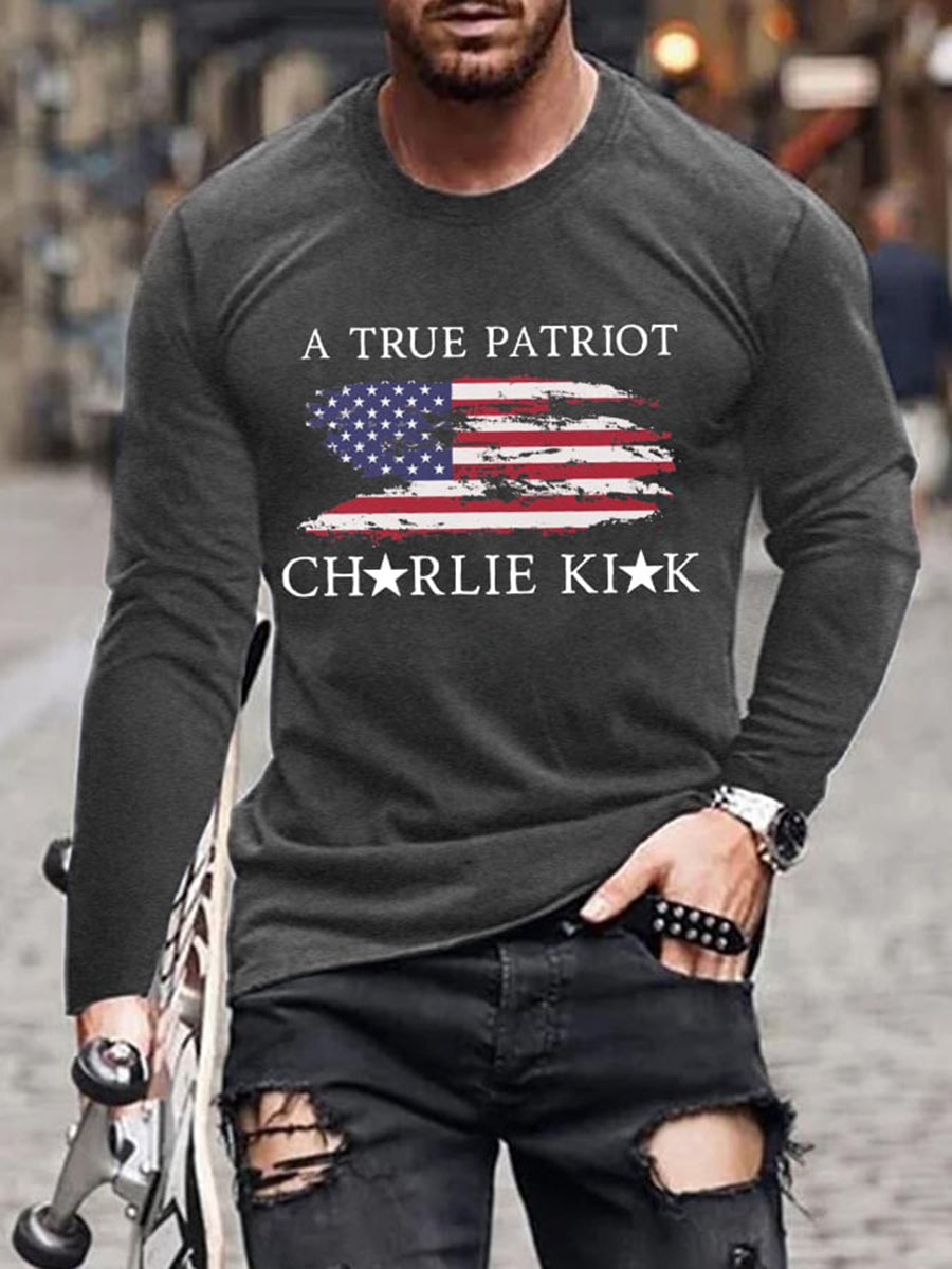 Men's Turning Point Flag Printed T-shirt